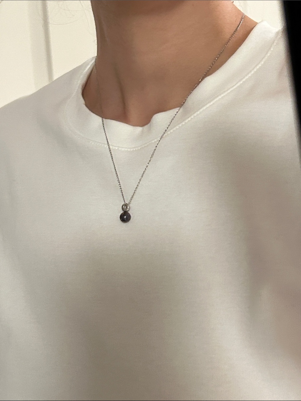 Pearl and Diamond Necklace